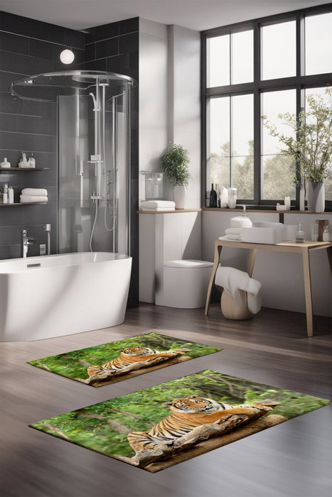 Mijölnir Juego de Alfombrillas de Baño CT-5120 Multicolor